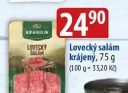 Bala Lovecký salám krájený nabídka