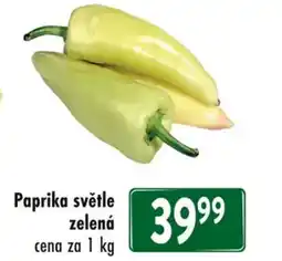 Qanto Paprika světle zelená nabídka