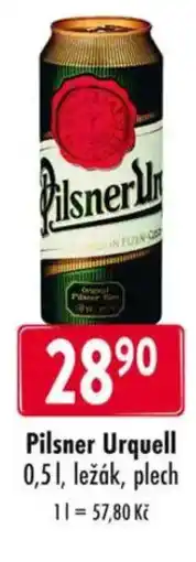 Qanto Pilsner Urquell nabídka