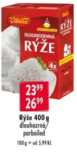Qanto Rýže dlouhozrná/ parboiled nabídka