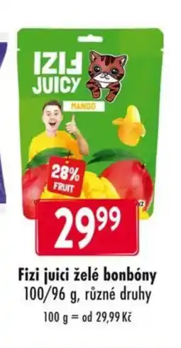 Qanto Fizi juici želé bonbóny nabídka