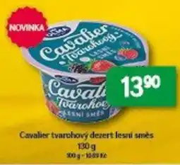Brněnka Cavalier tvarohový dezert lesní směs nabídka