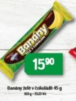 Brněnka Banány želé v čokoládě nabídka