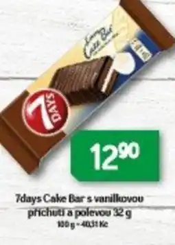 Brněnka 7days Cake Bars vanilkovou příchuti a polevou nabídka