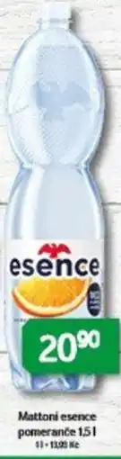 Brněnka Mattoni esence pomeranče nabídka