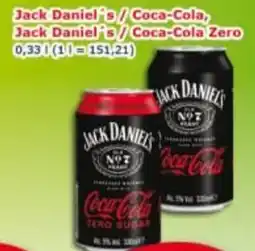 ESO MARKET Jack Daniel's/Coca-Cola, Jack Daniel's/Coca-Cola Zero nabídka