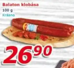 ESO MARKET Balaton klobása nabídka