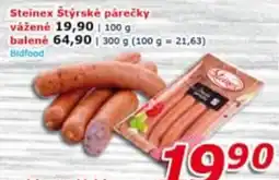 ESO MARKET Steinex Štýrské párečky nabídka