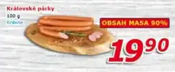 ESO MARKET Královské párky nabídka