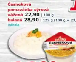 ESO MARKET Česneková pomazánka sýrová nabídka