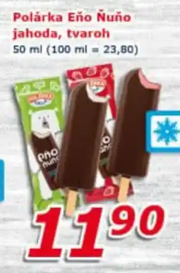 ESO MARKET Polárka Eňo Ňuňo jahoda, tvaroh nabídka