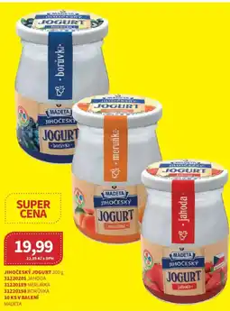 Kubík potraviny MADETA Jihočesky jogurt nabídka