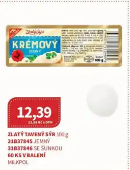 Kubík potraviny Zlatý tavený sýr nabídka