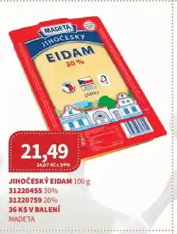 Kubík potraviny MADETA Jihočesky eidam 30% nabídka