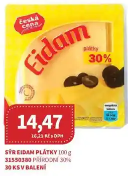 Kubík potraviny Sýr eidam plátky nabídka