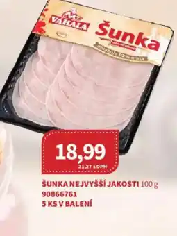 Kubík potraviny Šunka nejvyšší jakosti nabídka