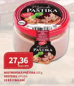 Kubík potraviny Mistrovská paštika nabídka