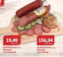 Kubík potraviny Salám poličan nabídka