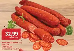 Kubík potraviny Dunajská klobása nabídka