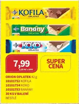 Kubík potraviny Orion oplatek nabídka