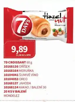 Kubík potraviny 7D croissant nabídka