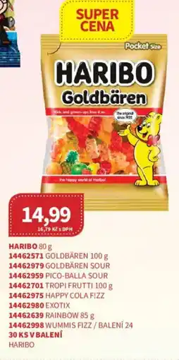 Kubík potraviny Haribo nabídka