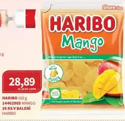 Kubík potraviny Haribo Mango nabídka