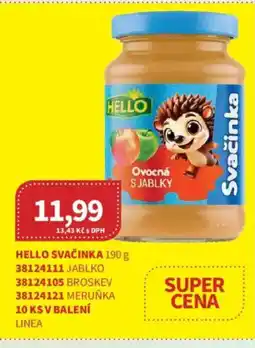 Kubík potraviny Hello svačinka nabídka