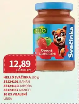 Kubík potraviny Hello svačinka nabídka