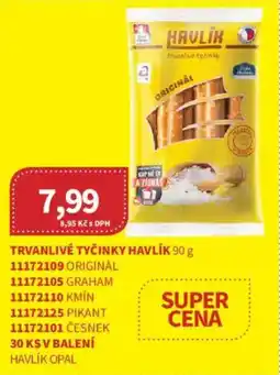 Kubík potraviny Trvanlivé tyčinky Havlík nabídka