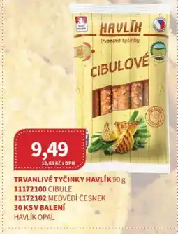Kubík potraviny Trvanlivé tyčinky Havlík nabídka