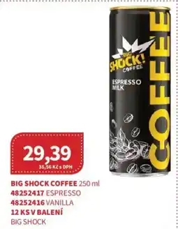 Kubík potraviny Big Shock coffee nabídka