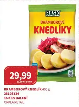 Kubík potraviny Bramborový knedlík nabídka