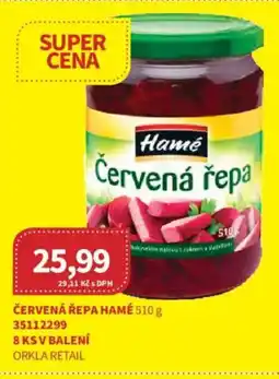 Kubík potraviny Červená řepa Hamé nabídka