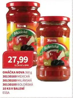 Kubík potraviny Omáčka Nova nabídka