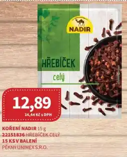 Kubík potraviny Koření Nadir nabídka