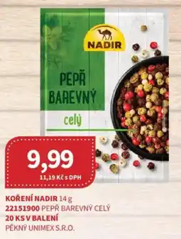 Kubík potraviny Koření Nadir nabídka