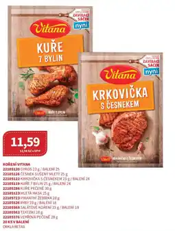 Kubík potraviny Koření Vitana nabídka