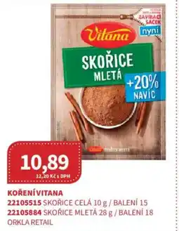 Kubík potraviny Koření Vitana nabídka
