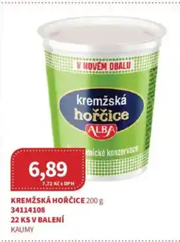 Kubík potraviny Kremžská Hořčice nabídka