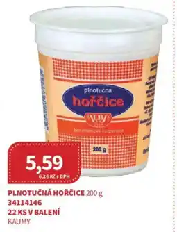 Kubík potraviny Plnotučná Hořčice nabídka