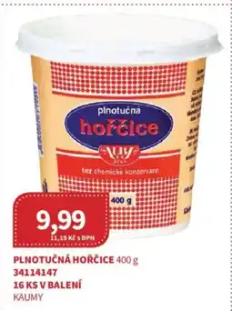 Kubík potraviny Plnotučná Hořčice nabídka
