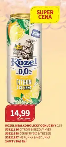 Kubík potraviny Kozel Nealkoholický ochucený nabídka