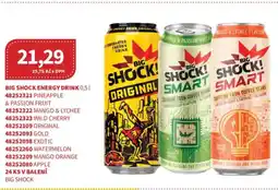 Kubík potraviny Big Shock energy drink nabídka