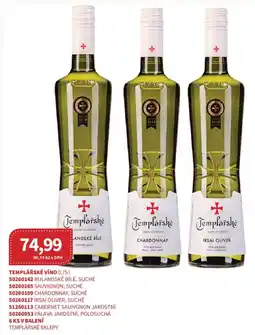 Kubík potraviny Templářské víno nabídka