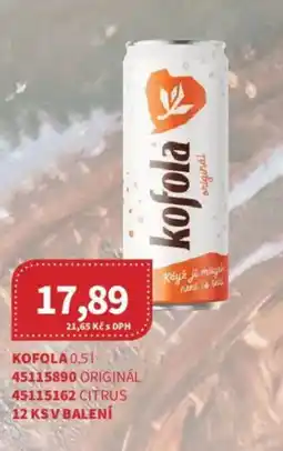 Kubík potraviny Kofola nabídka