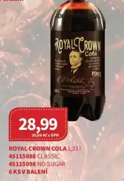 Kubík potraviny Royal Crown Cola nabídka