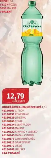 Kubík potraviny Ondrášovka Jemně perlivá nabídka