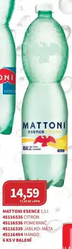 Kubík potraviny Mattoni esence nabídka