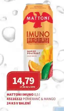 Kubík potraviny Mattoni imuno nabídka